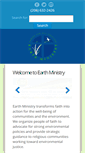 Mobile Screenshot of earthministry.org